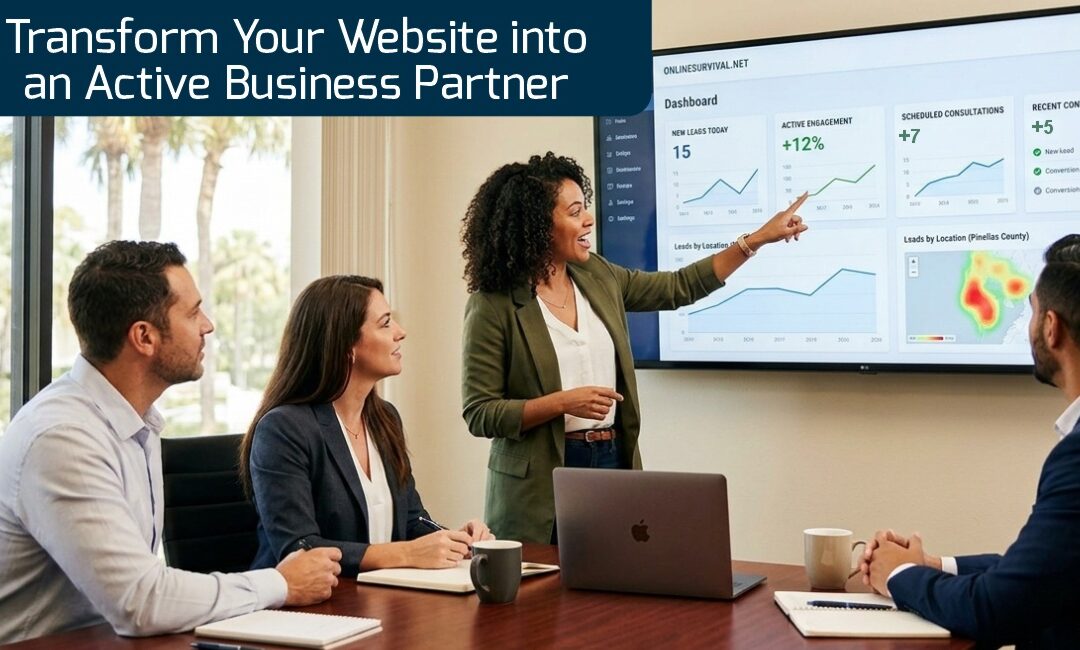 Beyond the Brochure: Transforming Your Website into an Active Business Partner