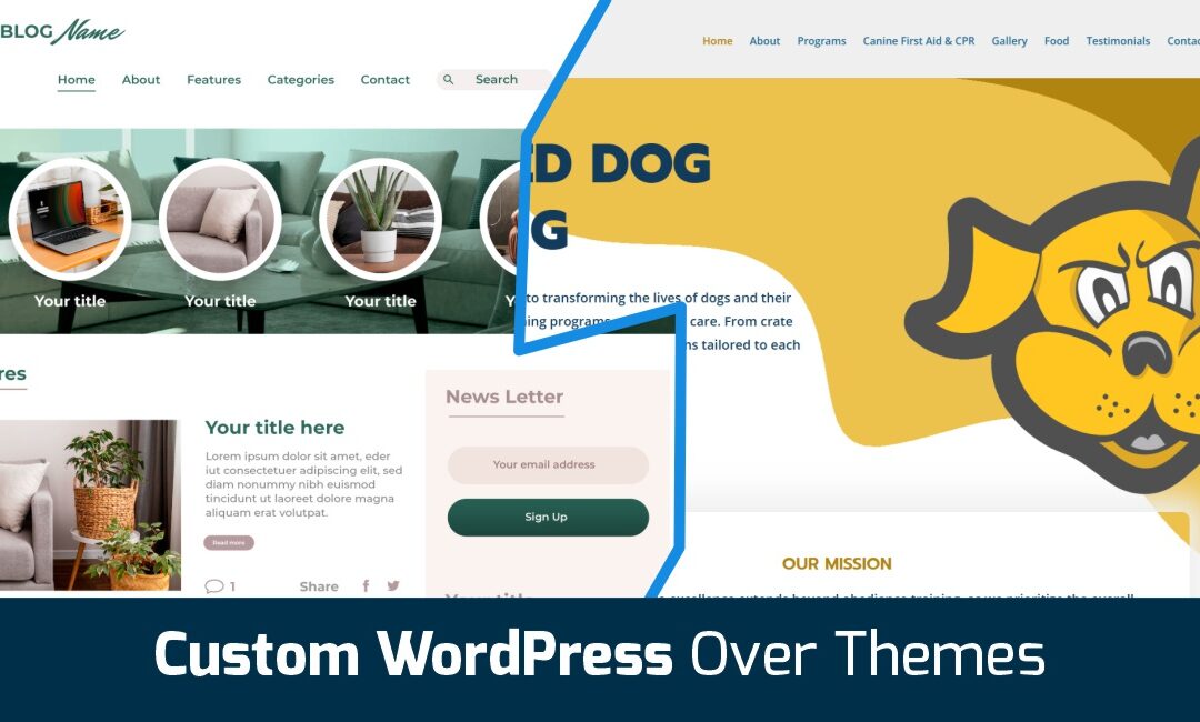 Why Smart Businesses Choose Custom WordPress Websites Over Pre-Built Themes