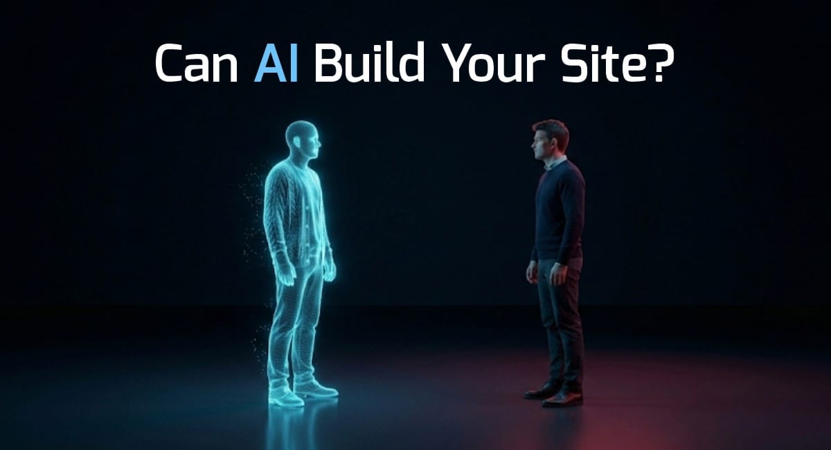 Do You Still Need a Web Designer in 2026, or Can AI Build Your Site? Concept Art.